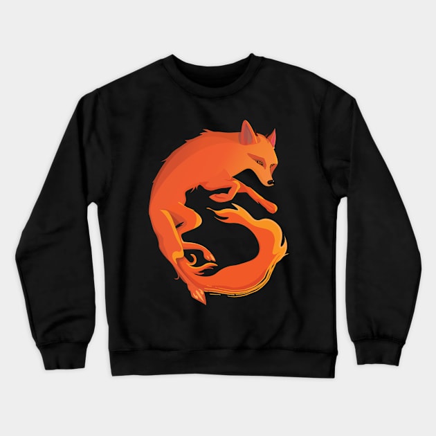 Firefox Crewneck Sweatshirt by siyur1